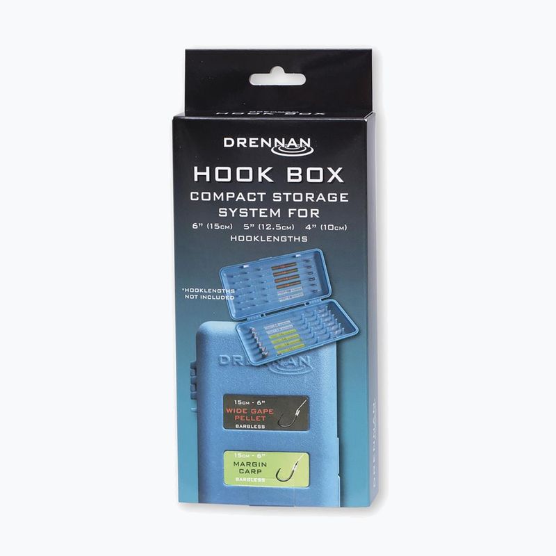 Drennan Scatola per ganci per i leader blu LUDHX001