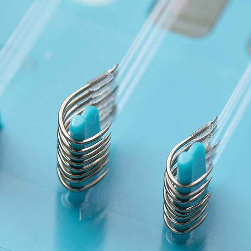 Drennan Scatola per ganci per i leader blu LUDHX001 5