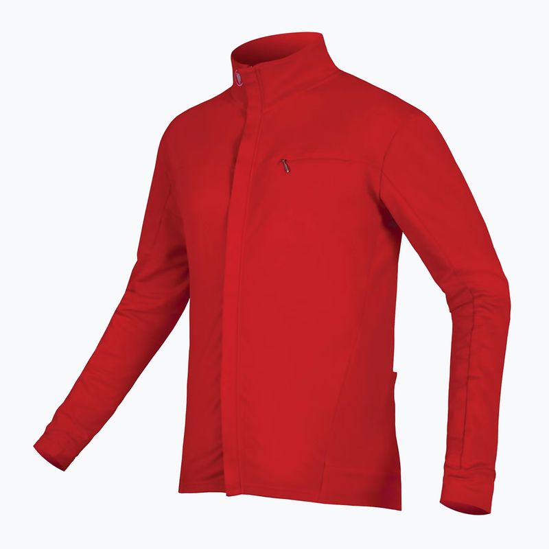 Endura Xtract Roubaix da uomo, manica lunga da ciclismo, rosso 5