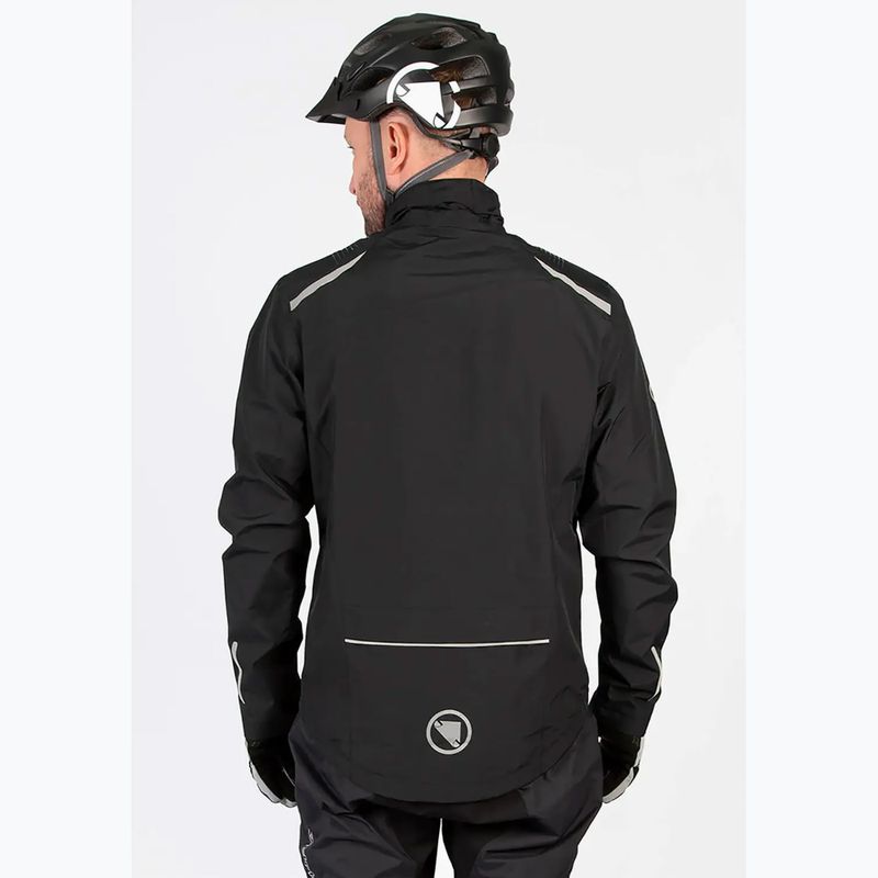 Giacca da ciclismo da uomo Endura Hummvee Waterproof nero 3