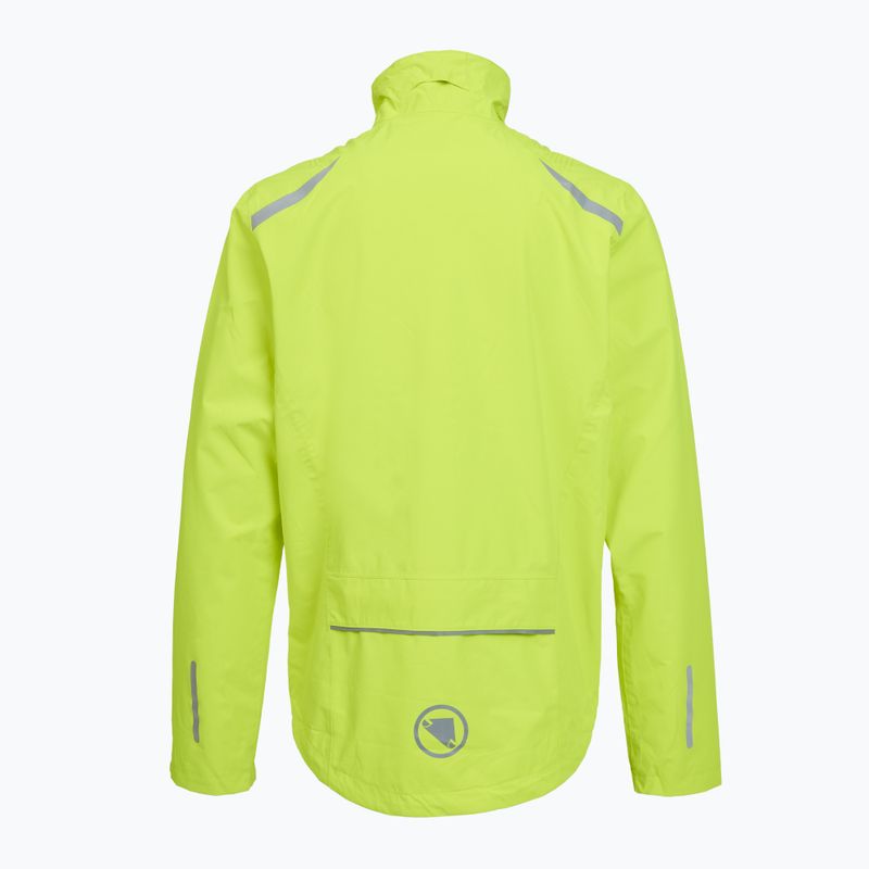 Giacca da ciclismo da uomo Endura Hummvee Waterproof giallo hi-viz 2
