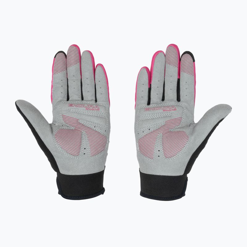 Guanti da ciclismo donna Endura Windchill W cherry 3