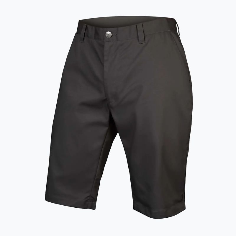 Pantaloncini da ciclismo Endura Hummvee Chino W/Liner grigio da uomo 3