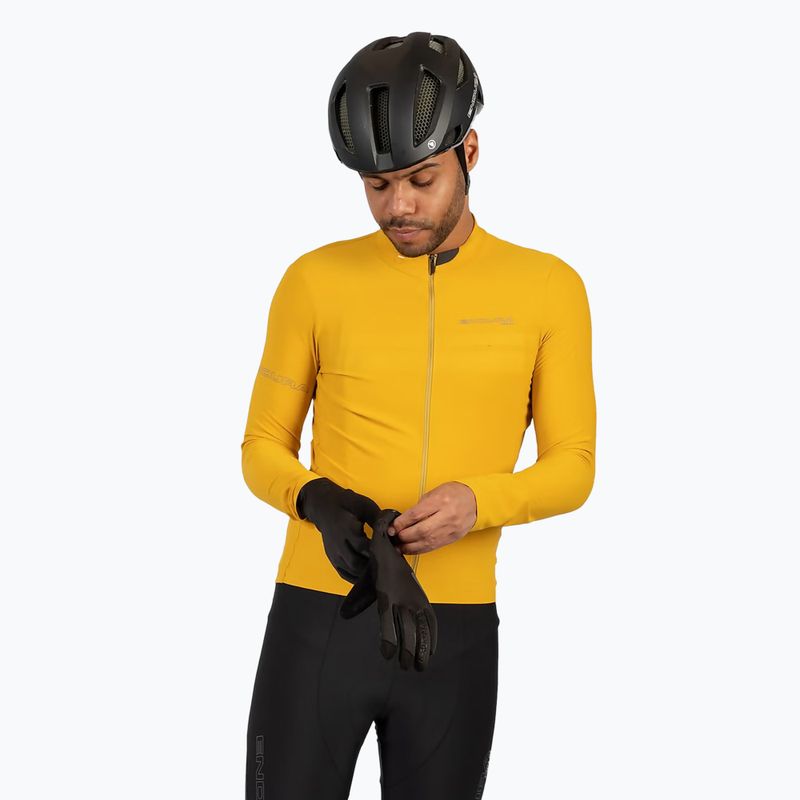 Endura Pro SL II L/S senape da uomo manica lunga da ciclismo 5