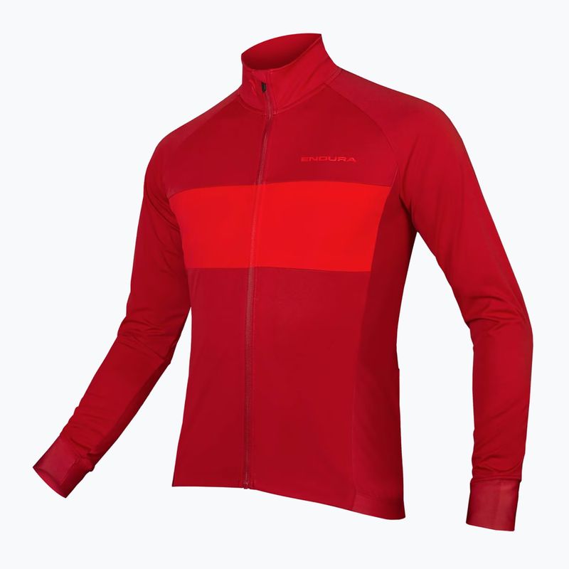 Endura FS260 Pro Jetstream II da uomo, manica lunga da ciclismo, rosso 4