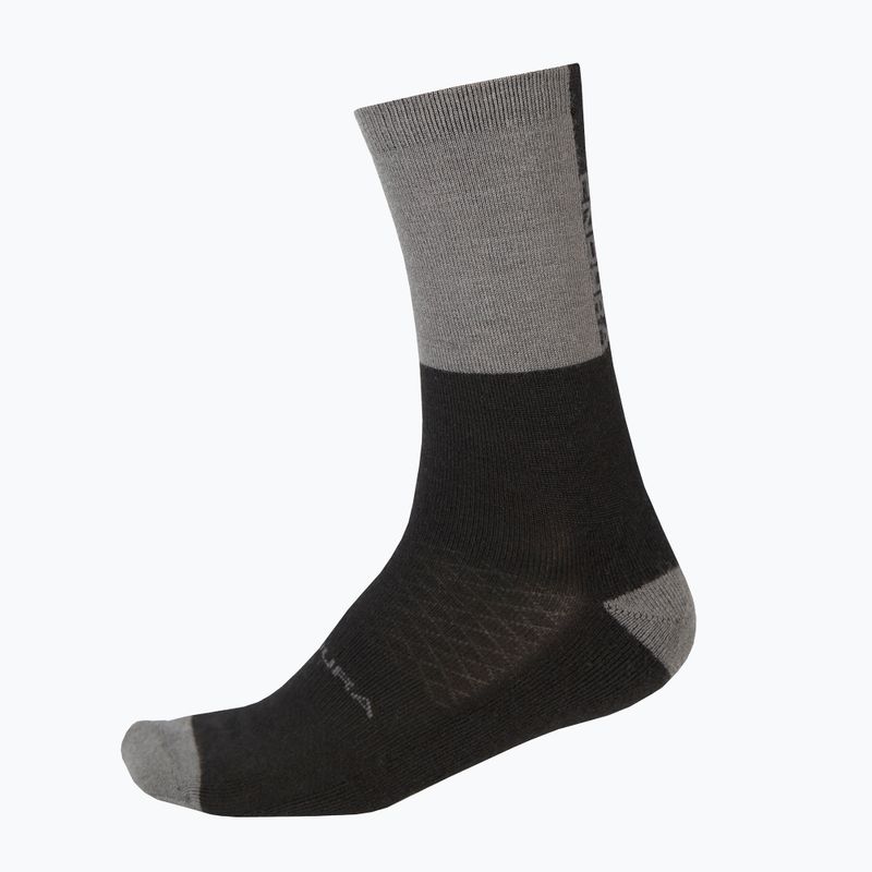 Endura Baa Baa Merino calze da ciclismo Inverno nero