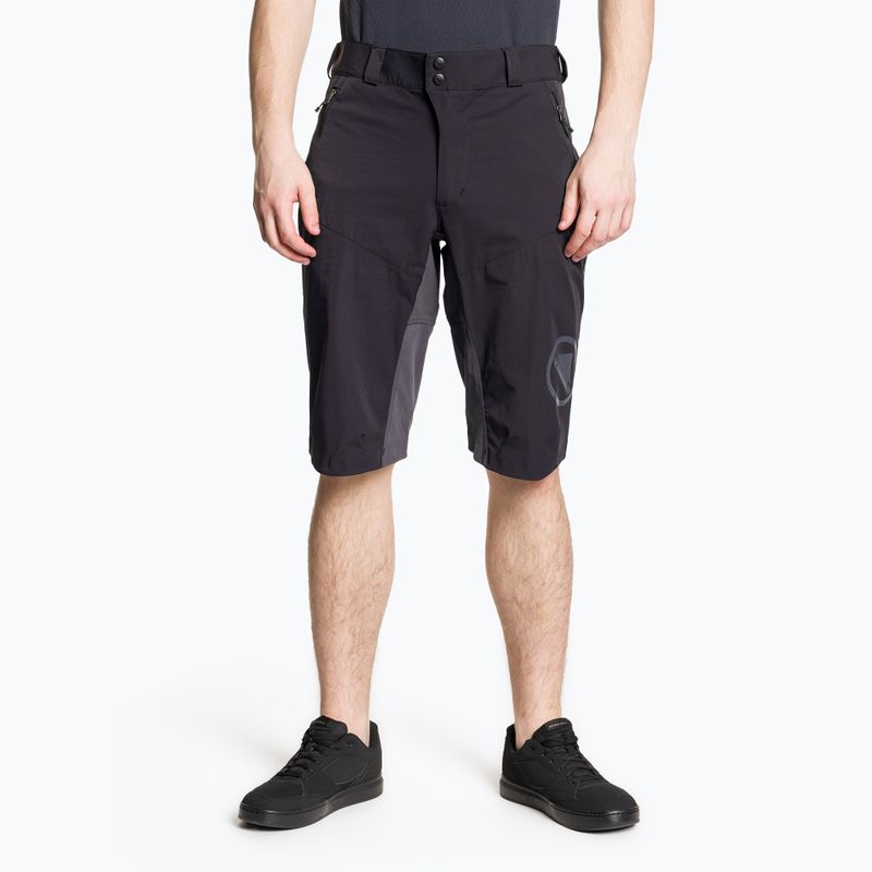 Pantaloncini da ciclismo Endura MT500 Spray da uomo, nero