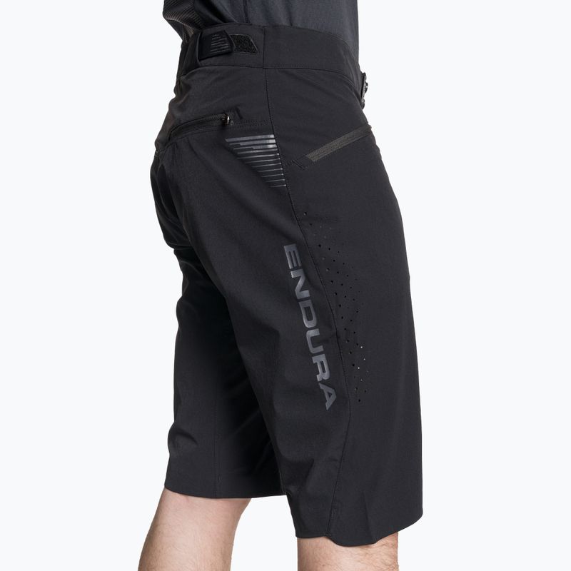 Pantaloncini da ciclismo Endura Singletrack Lite Short Std neri da uomo 3