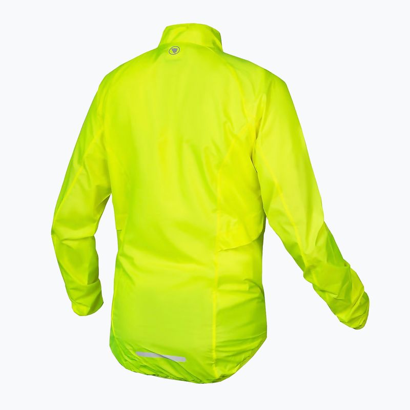 Giacca da ciclismo da uomo Endura Pakajak giallo hi-viz 2