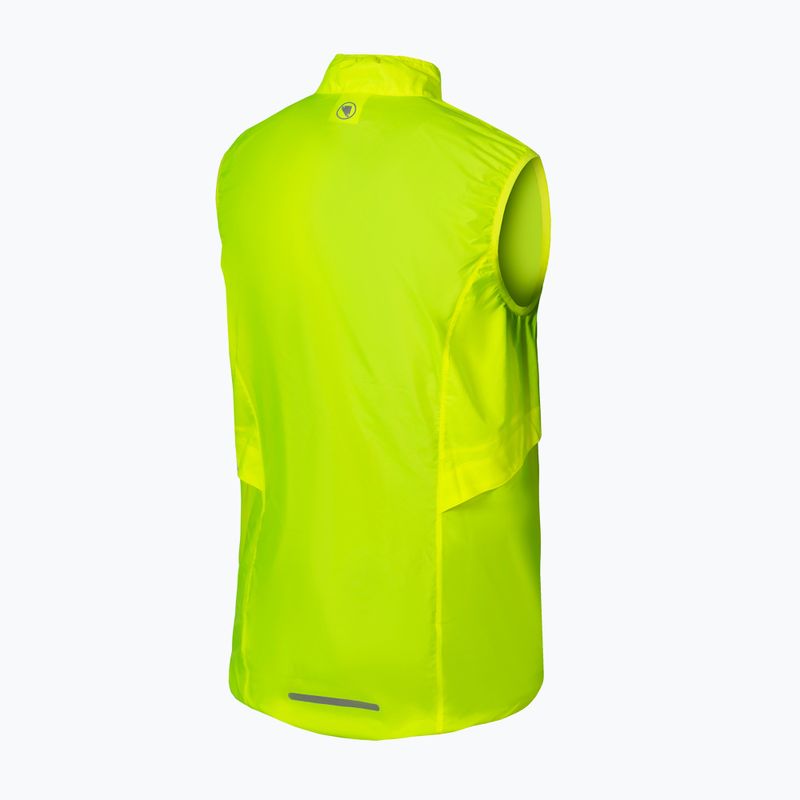 Gilet da ciclismo Endura Pakagilet giallo hi-viz da uomo 2