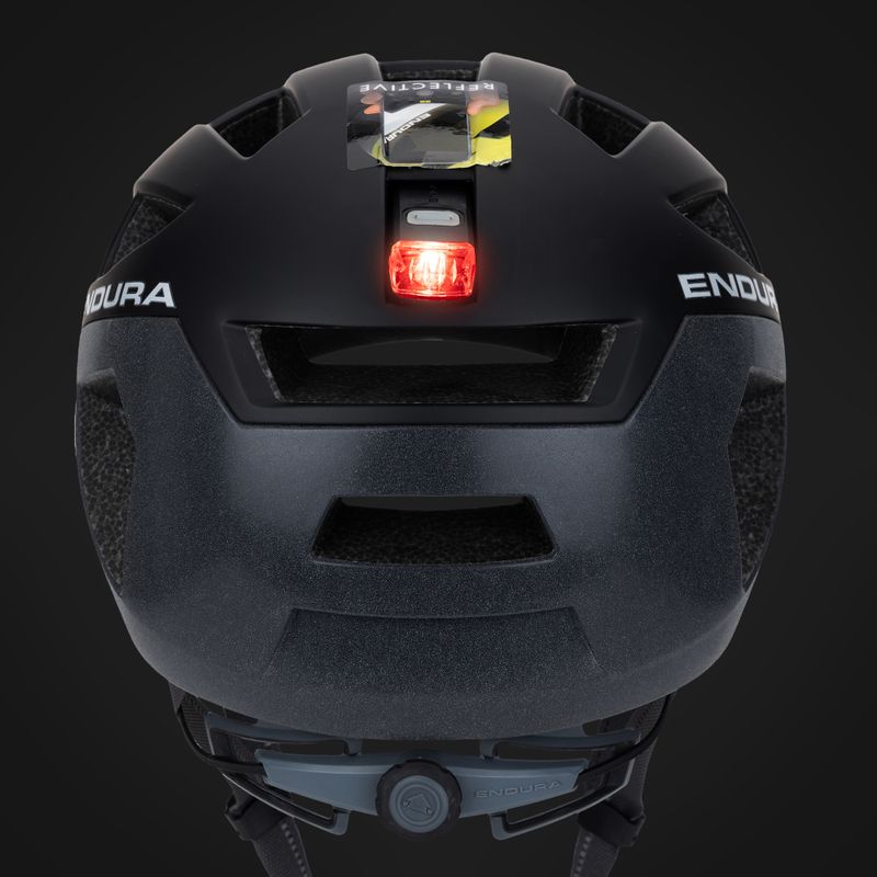 Casco da bici Endura Urban Luminite nero 8