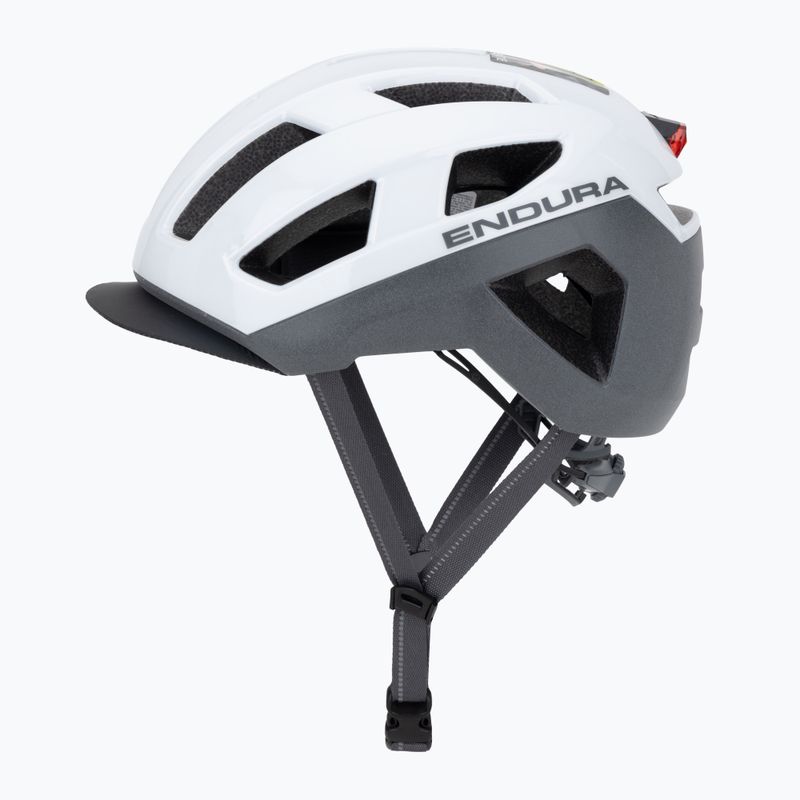 Casco da bicicletta Endura Urban Luminite bianco 3