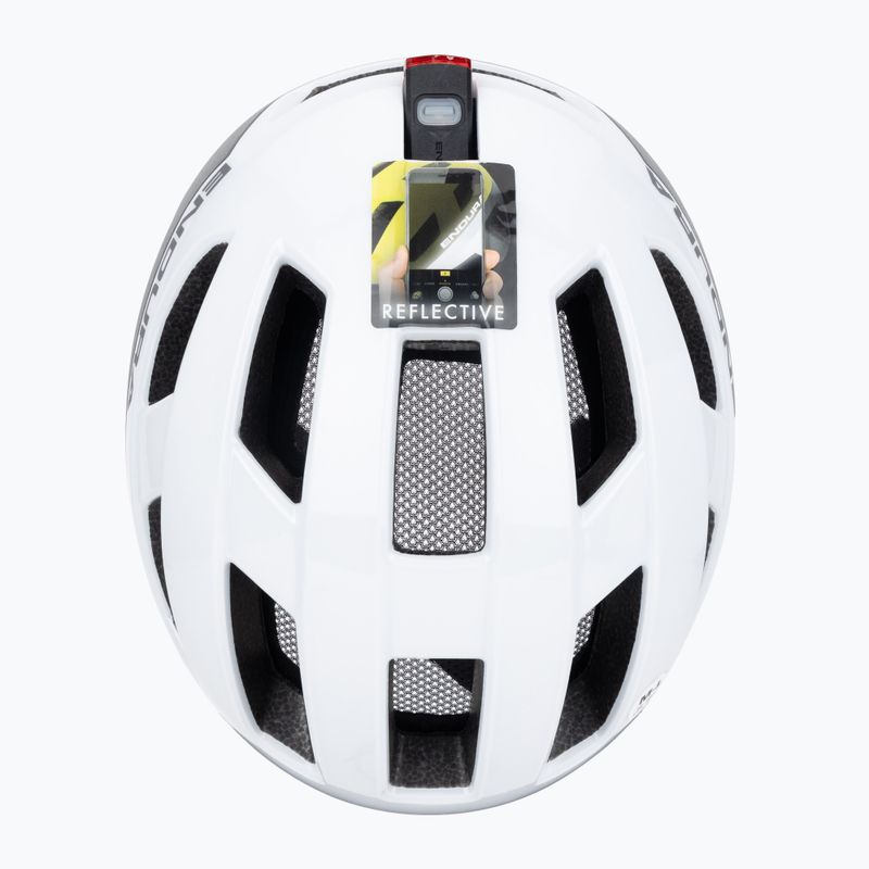 Casco da bicicletta Endura Urban Luminite bianco 6