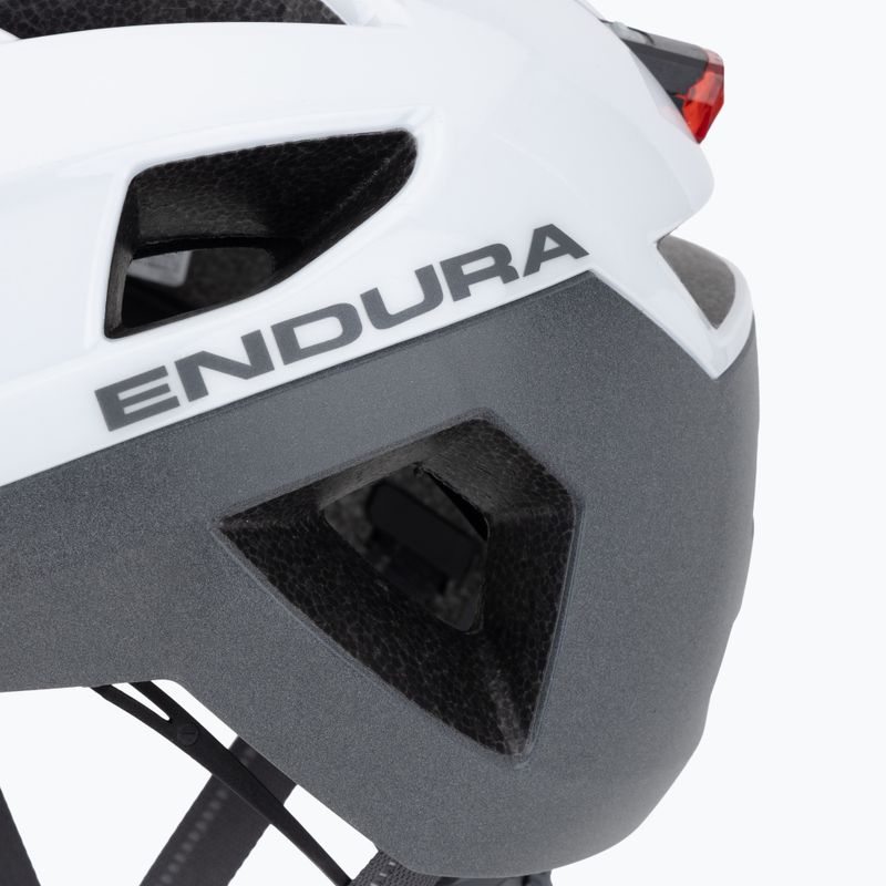 Casco da bicicletta Endura Urban Luminite bianco 7