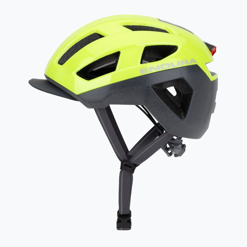 Casco da bici Endura Urban Luminite giallo hi-viz 3