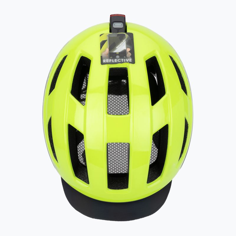 Casco da bici Endura Urban Luminite giallo hi-viz 6