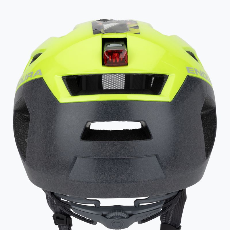 Casco da bici Endura Urban Luminite giallo hi-viz 8