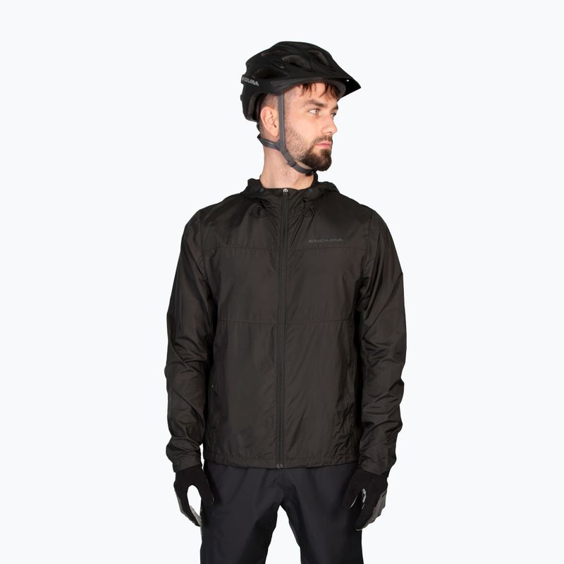 Giacca da ciclismo Endura Hummvee Windshell da uomo, nero