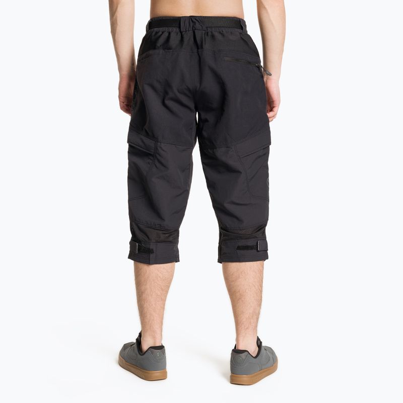 Pantaloncini da ciclismo Endura Hummvee uomo 3/4 nero 2