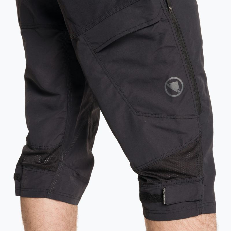 Pantaloncini da ciclismo Endura Hummvee uomo 3/4 nero 4