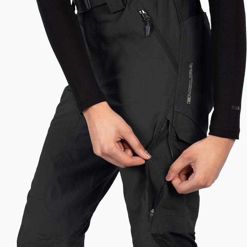 Pantaloncini da ciclismo Endura Hummvee 3/4 donna, verde acqua profondo 4