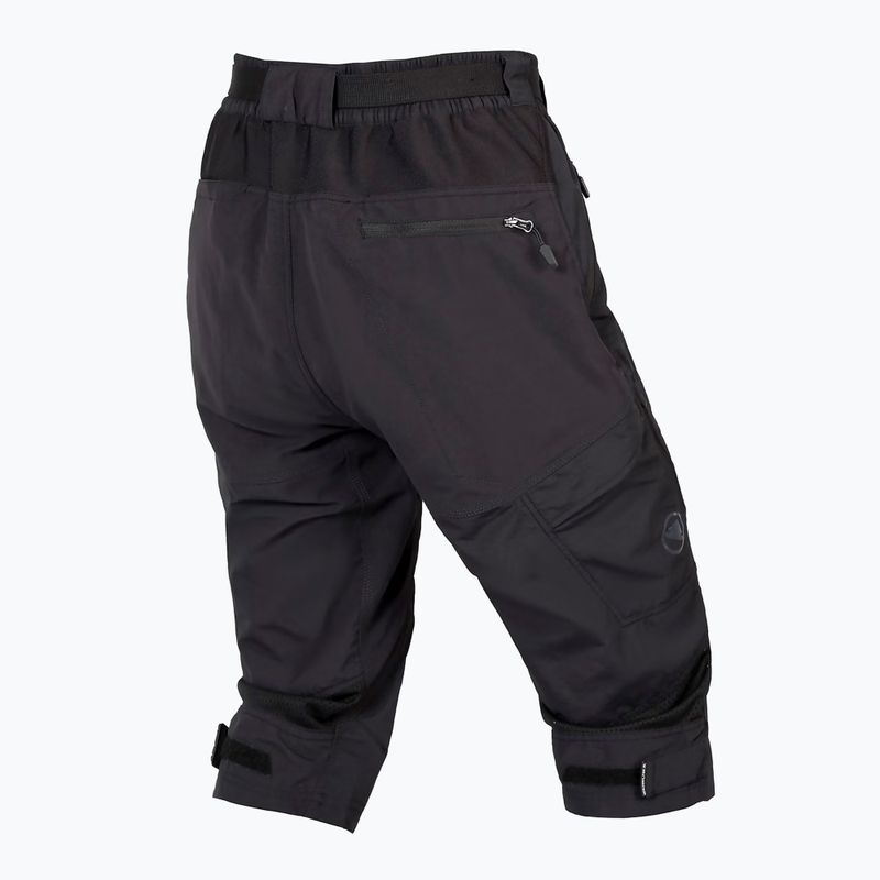 Pantaloncini da ciclismo Endura Hummvee 3/4 donna, verde acqua profondo 7