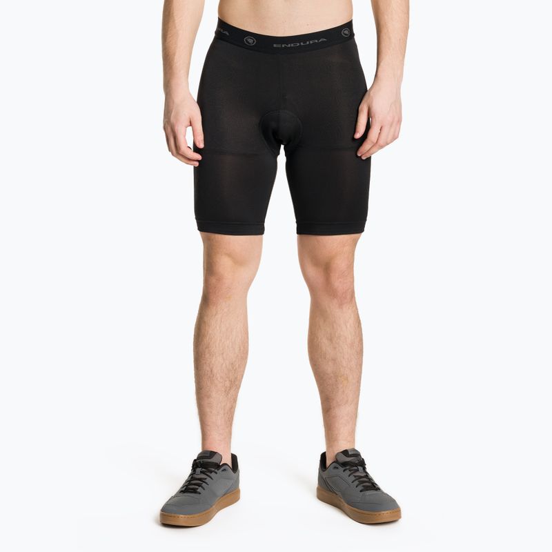 Pantaloncini da ciclismo Endura Padded Liner II da uomo, nero