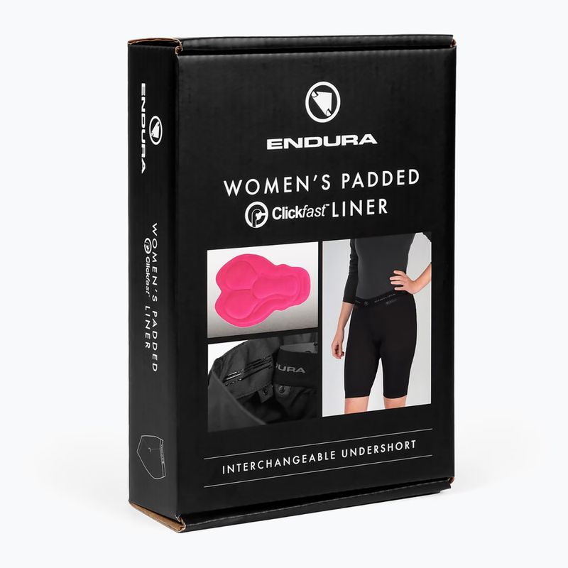 Pantaloncini da ciclismo da donna Endura Mesh C'Fast Liner II nero 5