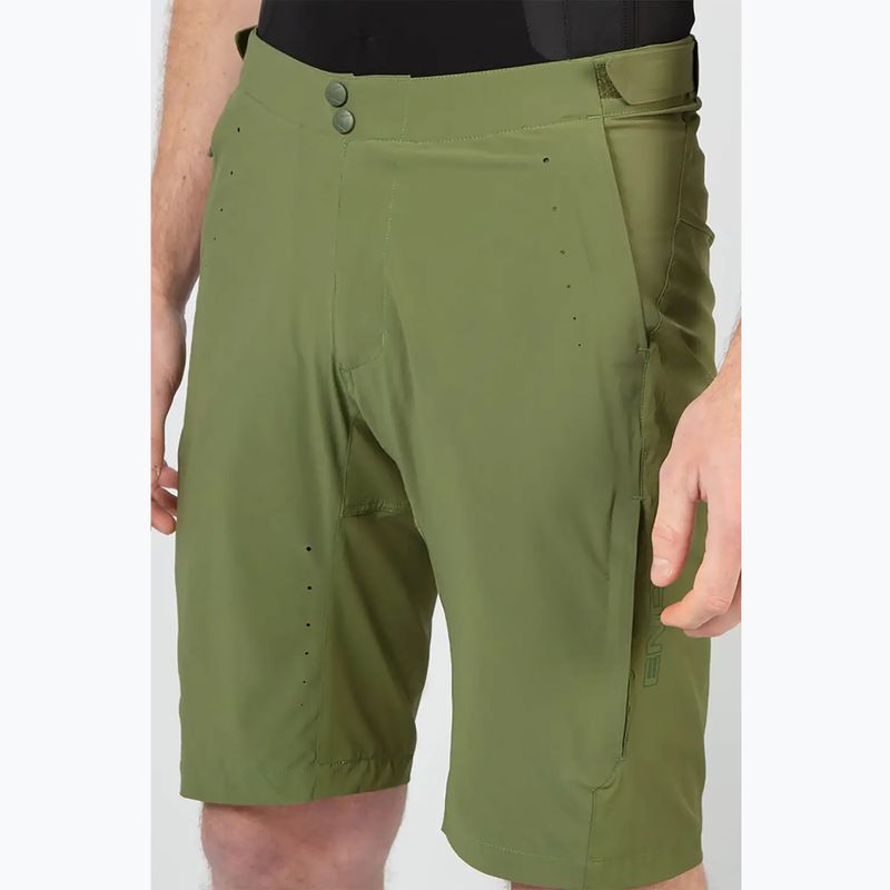 Pantaloncini da ciclismo Endura GV500 Foyle Baggy da uomo verde oliva 6