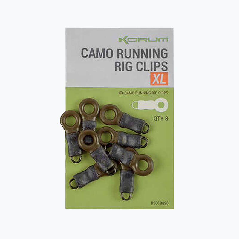 Connettore per cestino Korum Running Rig Clips camo