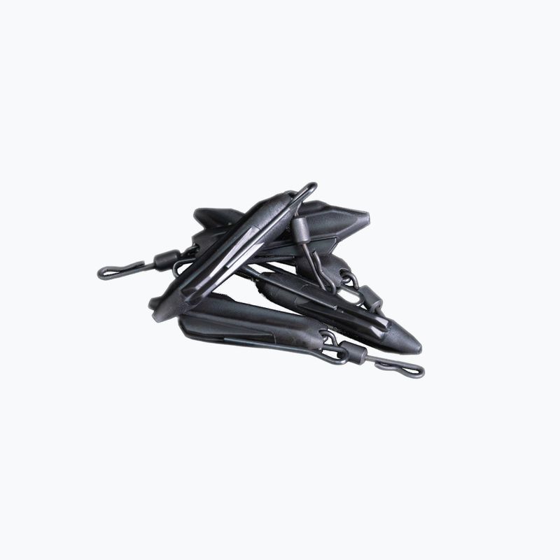 Ridge Monkey Connexion Uni Lead Clip Silt 5 pezzi clip per carpe nero RMT103 2
