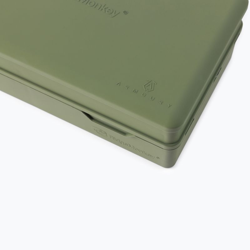 RidgeMonkey Armoury Tackle Box organizzatore per la pesca verde RM421 4