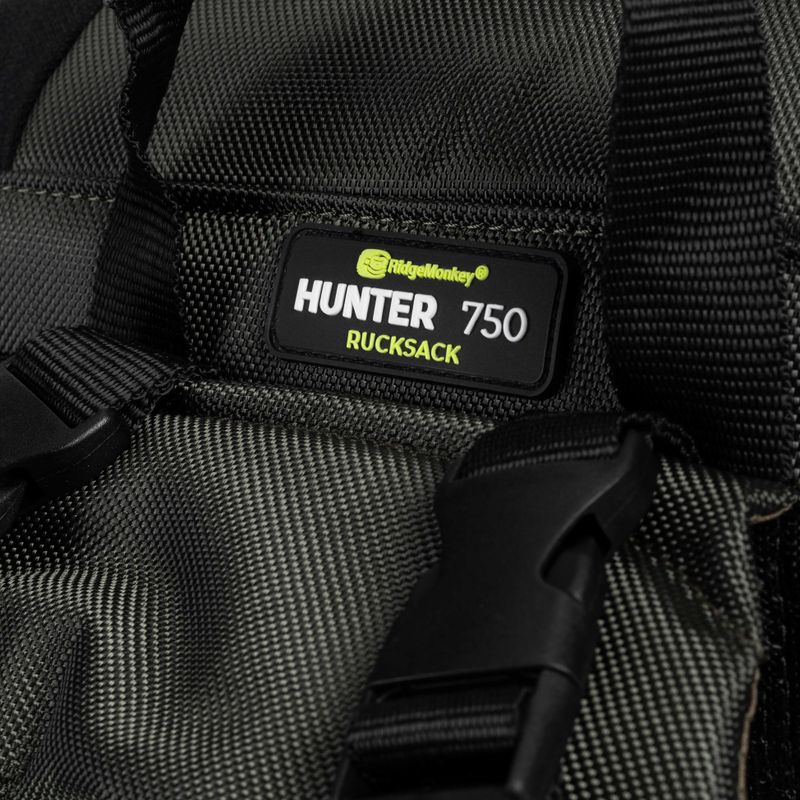 RidgeMonkey Hunter 750 Zaino verde RM505 zaino da barca con esca 5