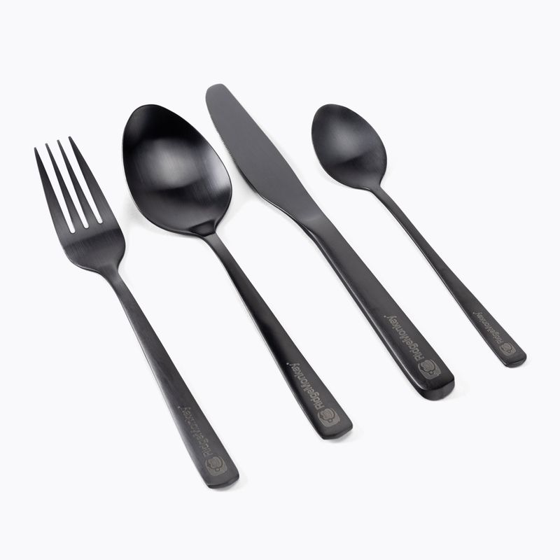 Set di posate RidgeMonkey DLX - Mezzo nero RM533