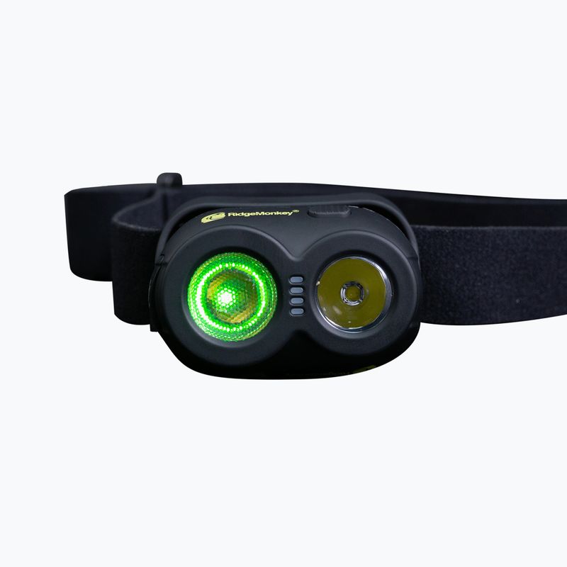 RidgeMonkey VRH150X Torcia frontale ricaricabile USB nero RM HT150X torcia frontale