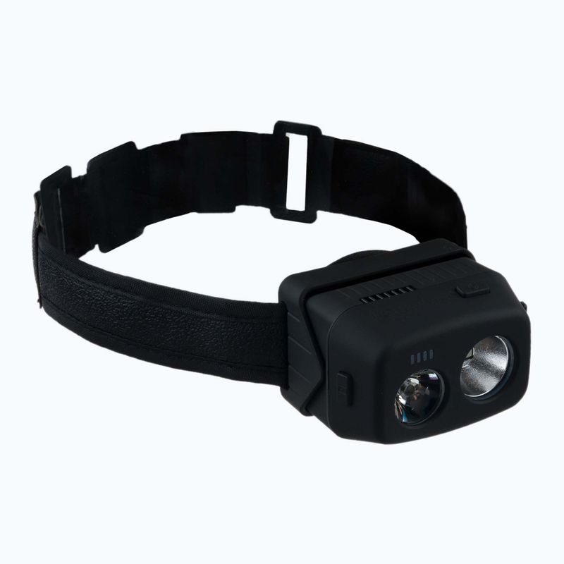 RidgeMonkey VRH300X Torcia da testa ricaricabile USB nera RM513