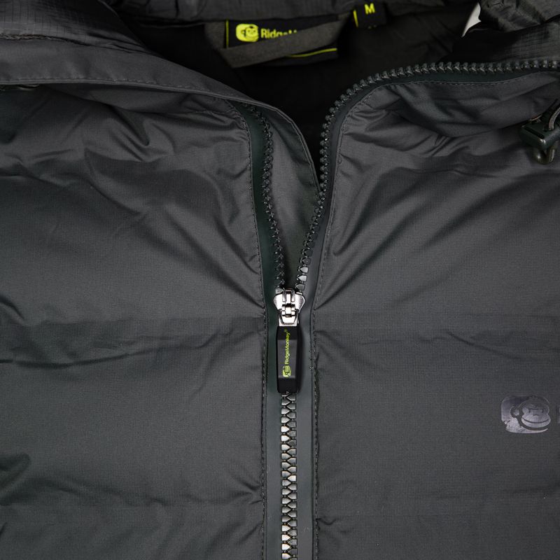 Giacca da pesca da uomo RidgeMonkey Apearel K2Xp Cappotto impermeabile nero RM597 4