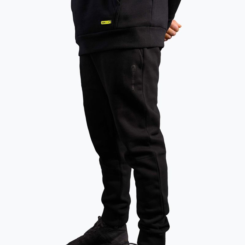 RidgeMonkey Apearel Heavyweight Joggers nero RM641 pantaloni da pesca