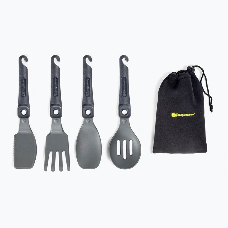 RidgeMonkey Q-Lock Utensile grigio QLU SET 2