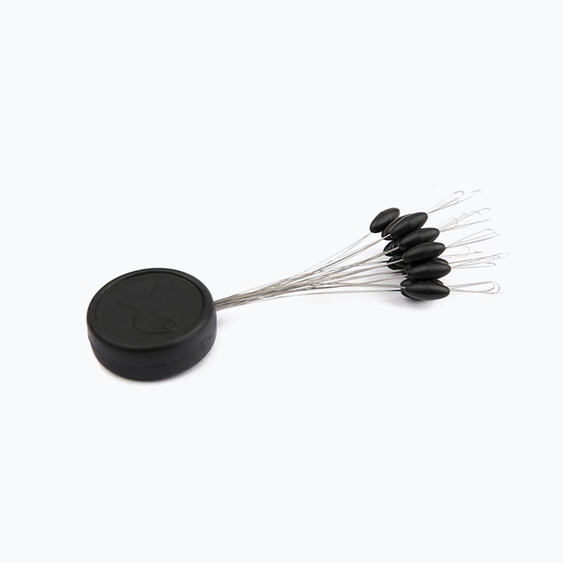Tappi di linea in gomma Matrix 18 pezzi neri. 2