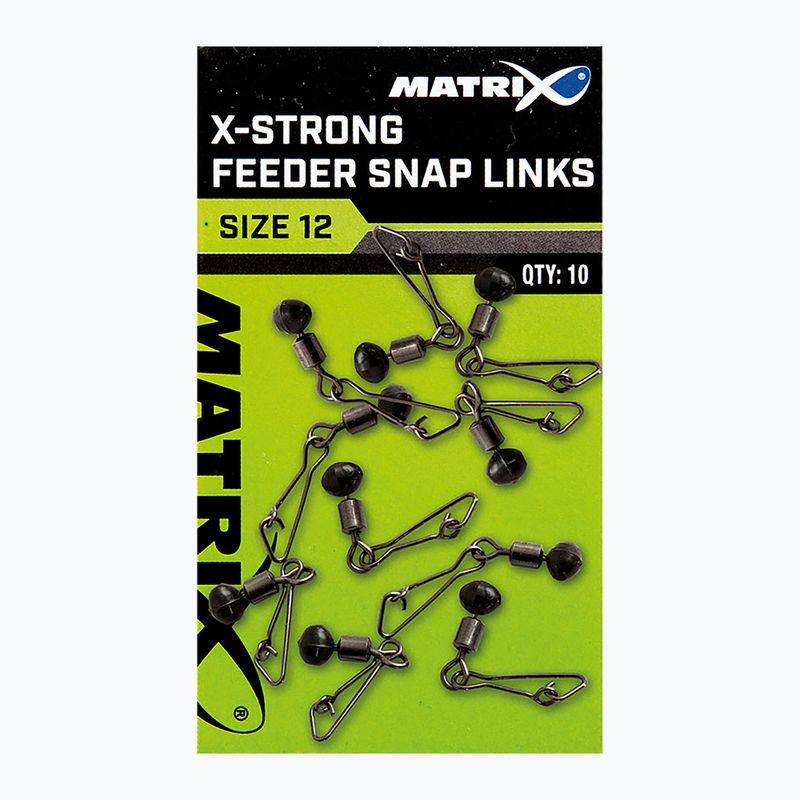 Matrix X-Strong Feeder Snap Links 10pc.