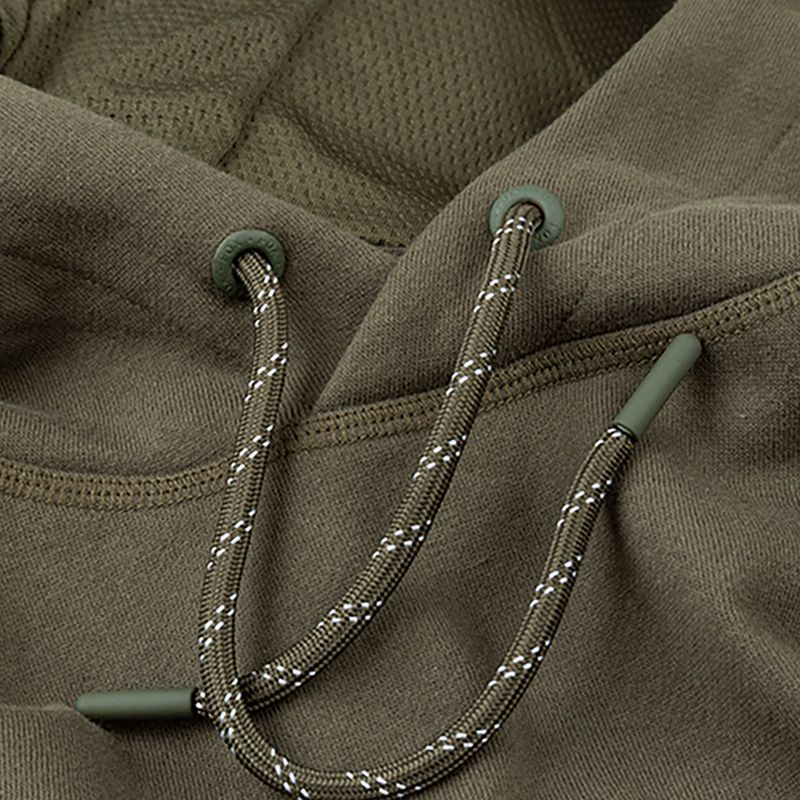 Felpa con cappuccio Fox International Collection verde/argento 2