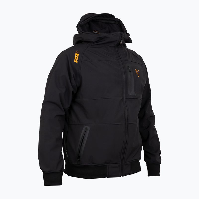 Felpa Fox International Collection Shell nero/arancio