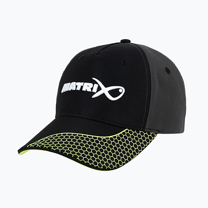 Cappello da baseball Matrix grigio/lime 2