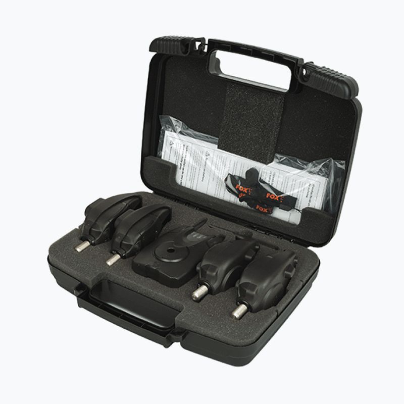 Fox International Micron MX 4 Rod Set segnali di pesca neri 4