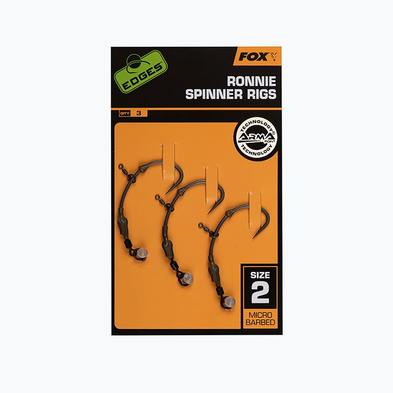 Fox International Edges Ronnie Medium Curve leader per carpe 3 pz.