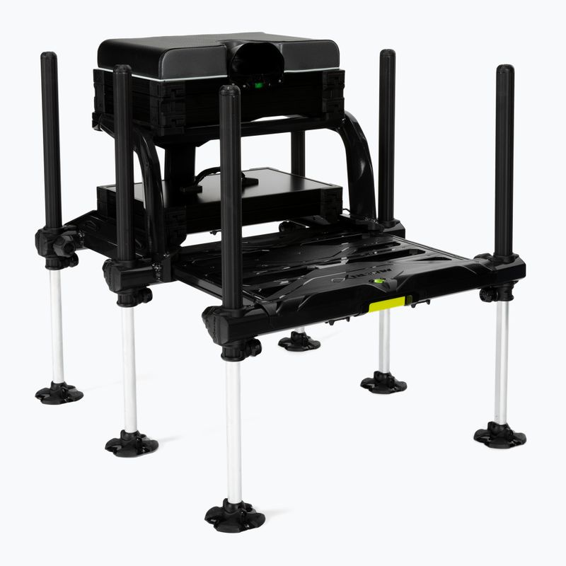 Matrix XR36 Pro Shadow Seatbox nero/lime piattaforma da pesca