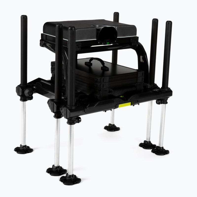 Matrix XR36 Pro Shadow Seatbox nero/lime piattaforma da pesca 6