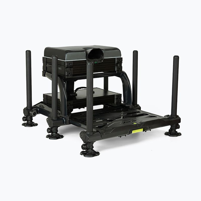 Matrix XR36 Pro Shadow Seatbox nero/lime piattaforma da pesca 7