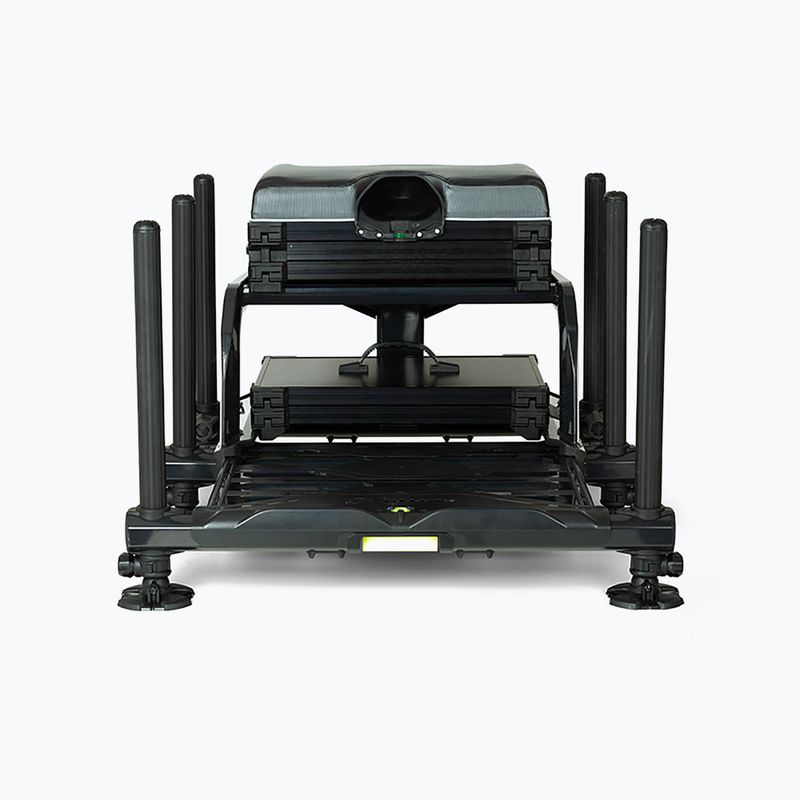 Matrix XR36 Pro Shadow Seatbox nero/lime piattaforma da pesca 9